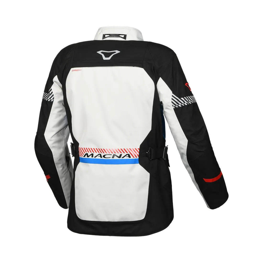 Macna Aspire hombre Chaqueta textil equitación gris claro negro azul