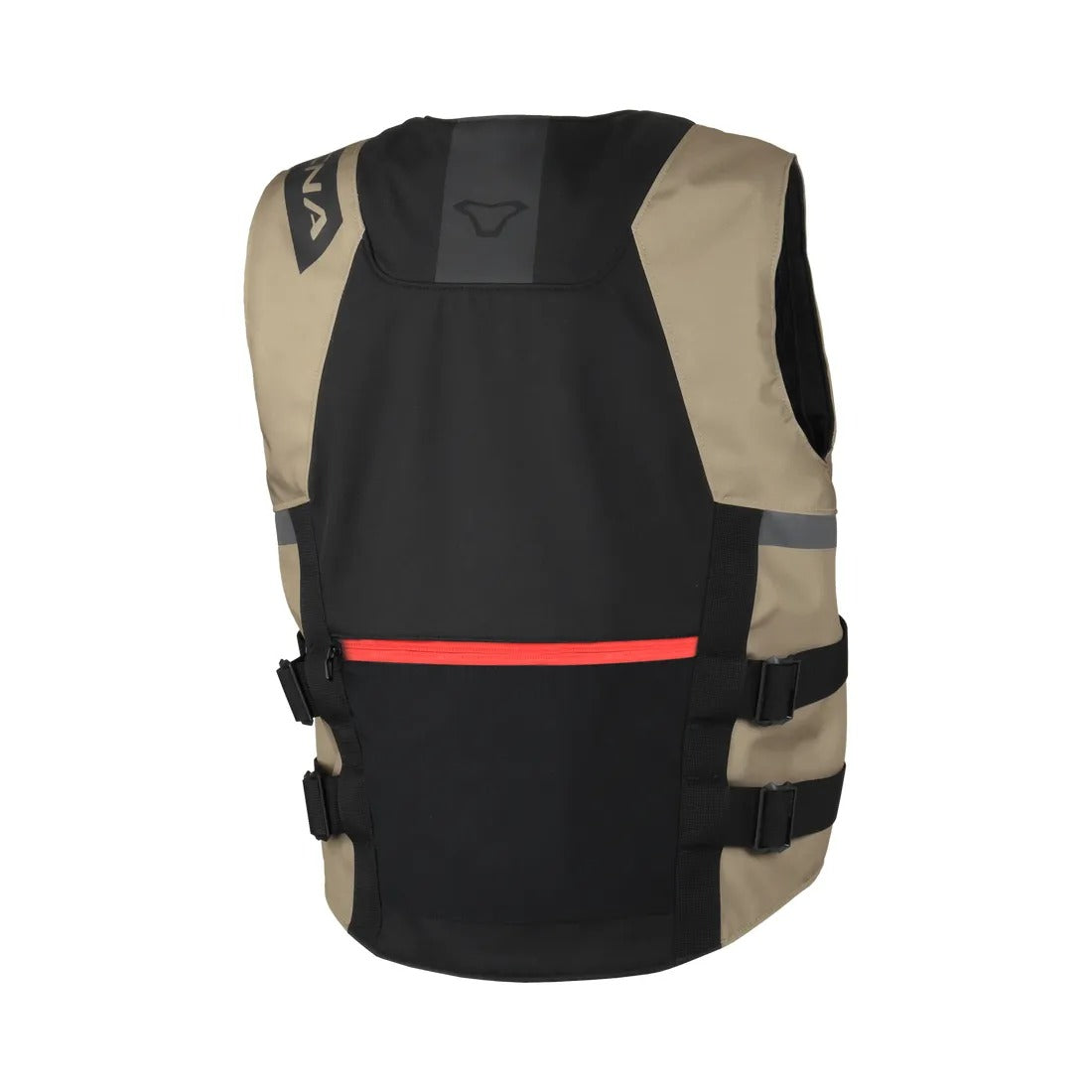 Macna MUTV-1 Chaleco aventura mangas Topo Negro