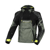 Macna Bradical hombre Chaqueta textil moto verde negro amarillo