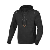 MACNA BYRON Hombre Moto Capucha Camuflaje Negro Gris