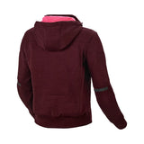 MACNA DISTRICT Mujer Textil Moto Capucha Chaqueta Rojo
