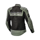 MACNA Fluent Mujer Moto Textil Chaqueta Verde Negro - CHAQUETA