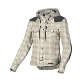 MACNA INLAND Mujer Textil Moto Chaqueta Beige Marrón Rosa