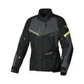 Macna Mundial para Mujer Chaqueta Textil Gris Negro Amarillo Fluo