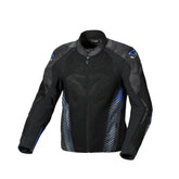 Macna Novic hombre Chaqueta textil moto Negro Gris Camuflaje Azul