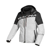 Macna Racoon mujer Chaqueta impermeable carreras Gris Claro Negro