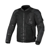 MACNA Raddic Hombre Textil Motociclista Chaqueta Negro