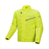 MACNA SPRAY RAIN HOMBRES MOTO IMPERMEABLE CHAQUETA AMARILLO FLUORESCENTE - Chaqueta