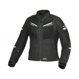 Macna Tondo mujer Chaqueta textil moto Negra