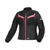 Macna Tondo mujer Chaqueta impermeable turismo Negro Rosa