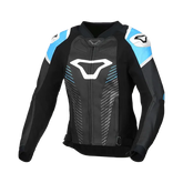 Macna Tronniq Mujere chaqueta cuero negra azul