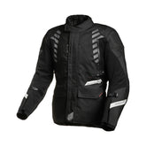 Macna Ultimax impermeable motocicleta chaqueta textil negro