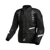 Macna Ultimax impermeable motocicleta chaqueta textil negro