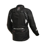 Macna Ultimax impermeable motocicleta chaqueta textil negro