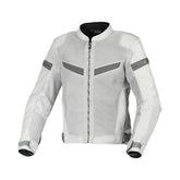 MACNA VELOTURA Hombre Textil Moto Chaqueta Gris Claro
