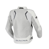 MACNA VELOTURA Hombre Textil Moto Chaqueta Gris Claro
