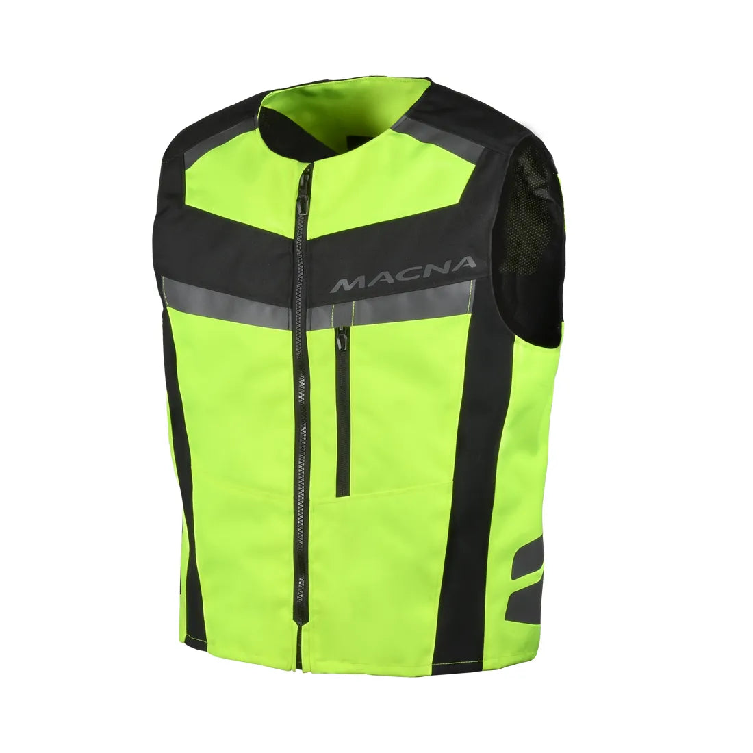 MACNA Vision4All-Plus 2.0 Chaleco Reflectante Amarillo Fluo Negro