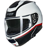 NOLAN N100-6 NCOGNITO 344 Moto Modular Casco Bianco Rosso Nero