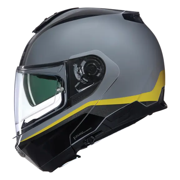 NOLAN N100-6 INCOGNITO 346 Modular Casco Grigio Giallo Nero