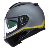 NOLAN N100-6 INCOGNITO 346 Modular Casco Grigio Giallo Nero