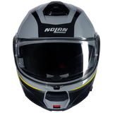 NOLAN N100-6 INCOGNITO 346 Modular Casco Grigio Giallo Nero