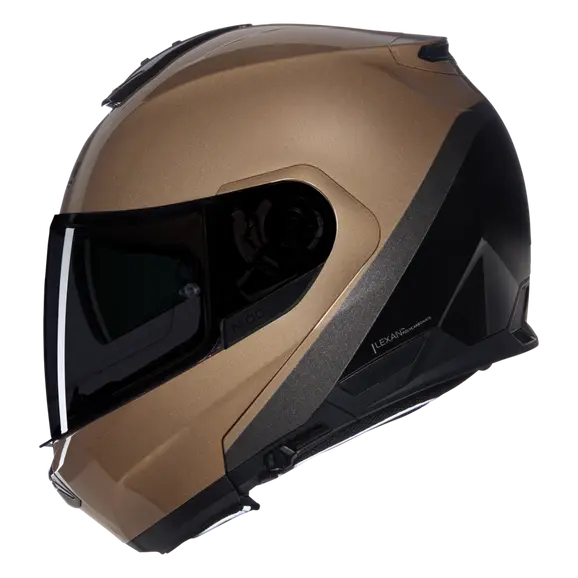 NOLAN N100-6 VERNICIATURA SPECIALE 342 ABATIBLES CASCOS SABBIA NERO