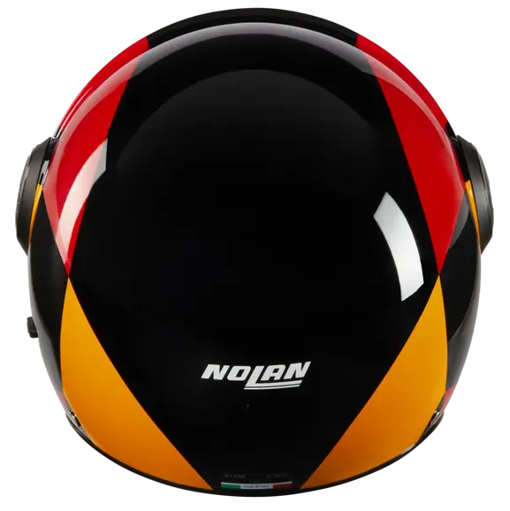 NOLAN N21 Visor Bicromo 350 cara abierta Casco Nero Rosso Arancione