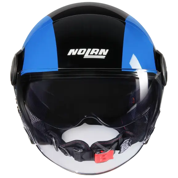 NOLAN N21 Visor Bicromo 351 Nero Blu Azzurro Jet Casco
