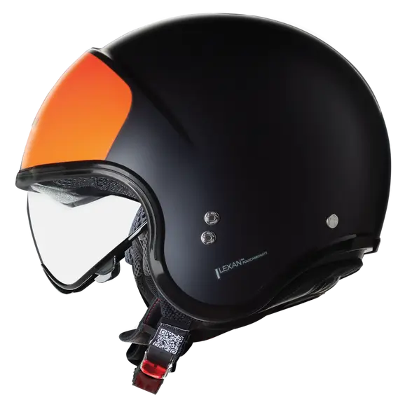 NOLAN Nolan N21 VERNICIATURA SPECIALE 352 ABIERTO Casco Nero Arancione