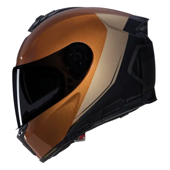 NOLAN VERNICIATURA SPECIALE 341 CASCO INTEGRAL MOTO OCRA NERO