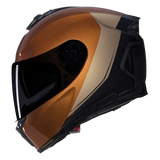 NOLAN N80-8 VERNICIATURA SPECIALE 341 FULL FACE CASCO MARRON CLARO NEGRO