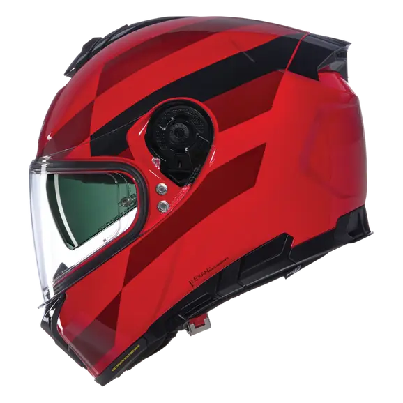 NOLAN N80-8 ALFIERE 346 INTEGRALES CASCO ROSSO NERO
