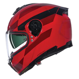 NOLAN N80-8 ALFIERE 346 INTEGRALES CASCO ROSSO NERO