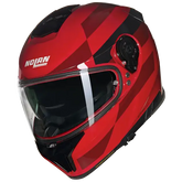 NOLAN N80-8 ALFIERE 346 INTEGRALES CASCO ROSSO NERO