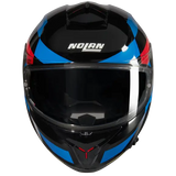 NOLAN N80-8 ALFIERE 347 CASCO INTEGRAL Moto Nero Azul Rosso