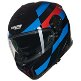 NOLAN N80-8 ALFIERE 347 CASCO INTEGRAL MOTO Nero Azul Rosso