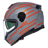 NOLAN N80-8 VELOCE 349 INTEGRALES CASCOS GRIGIO ARANCIONE