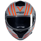 NOLAN N80-8 VELOCE 349 INTEGRALES CASCOS GRIGIO ARANCIONE