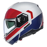 NOLAN N90-3 ROBOTO 345 Modular Casco Bianco Rosso Azul