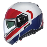 NOLAN N90-3 ROBOTO 345 Modular Casco Bianco Rosso Azul