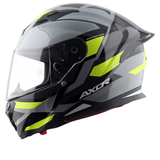AXOR HUNTER CORNET CASCO INTEGRAL DE MOTOCICLETA NG MATE_AMARIL FLUOR