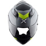 AXOR HUNTER CORNET CASCO INTEGRAL DE MOTOCICLETA NG MATE_AMARIL FLUOR