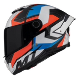 MT Thunder 4 SV Valiant A0 Integral De Moto Deportivo Turismo Casco Perla Brillante