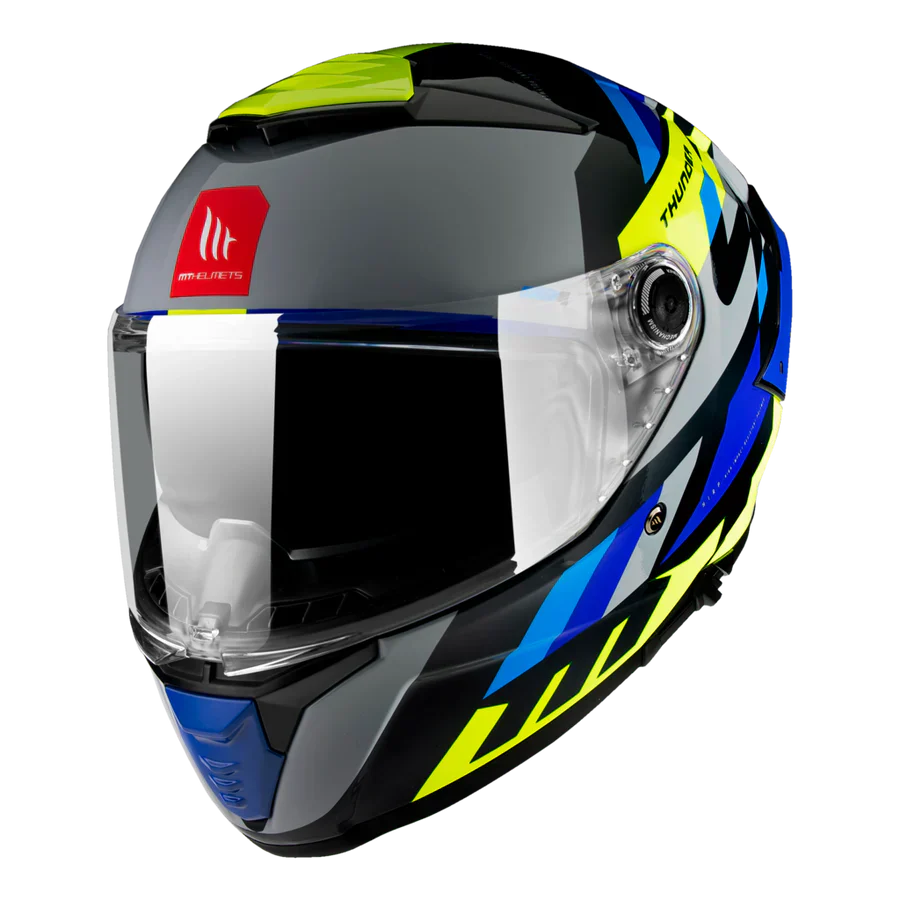 MT THUNDER 4 SV ERGO E17 Brillo Deportivo De Turismo Integral De Moto Casco
