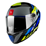 MT THUNDER 4 SV ERGO E17 Brillo Deportivo De Turismo Integral De Moto Casco