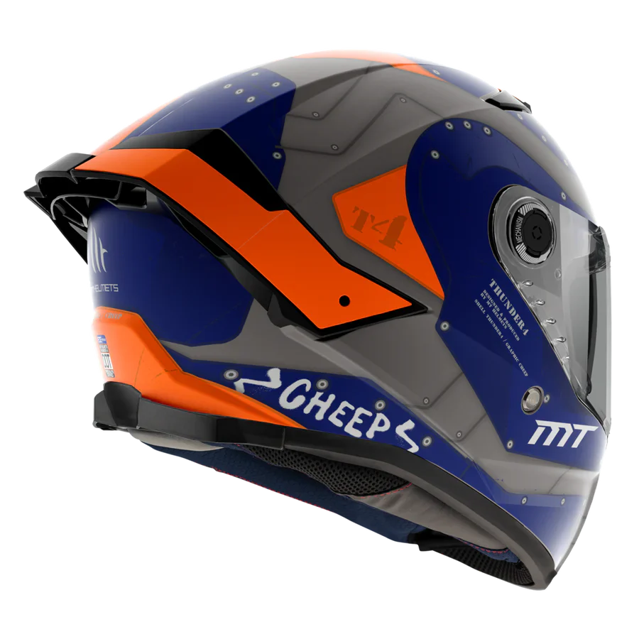 MT Thunder 4 SV Cheep A7 Casco Integral De Moto Turismo Mate