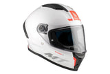 MT Stinger 2 Solid A0 blanco perlado brillante Cascos integrales - CASCO