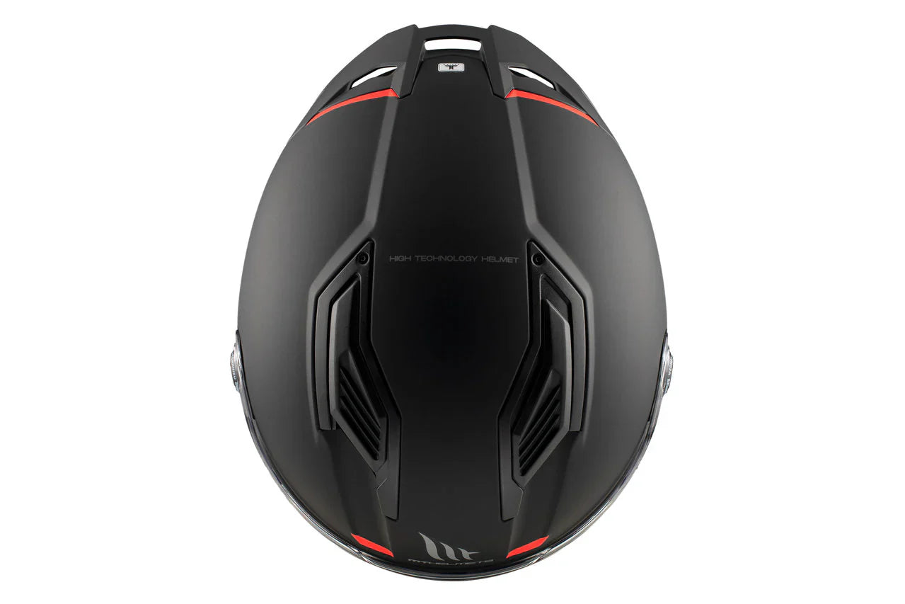 MT Stinger 2 Solid A1 Touring negro mate Cascos integrales para motocicleta - SECURTEX MOTOR S.L (t/a MaximoMoto)