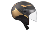 MT STREET S POKE C9 Matt Casco Abierto Para Scooter De Estilo Clásico - CASCO