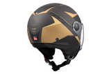 MT STREET S POKE C9 Matt Casco Abierto Para Scooter De Estilo Clásico - CASCO